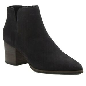 NEW Lucky Brand Jeisa boots block heels shoes Suede